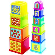 PlayGo Kids Animal Stick & Stack Blocks Toy Eco-Friendly & Non-Toxic Early Childhood Development Toys for Fine Motor Skills Just Perfect for Your Little One 12 Months & Older