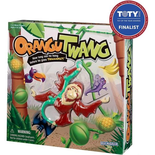  PlayMonster Orangutwang Kids Game - How Long Can He Hang Before He Goes Twaaang?!
