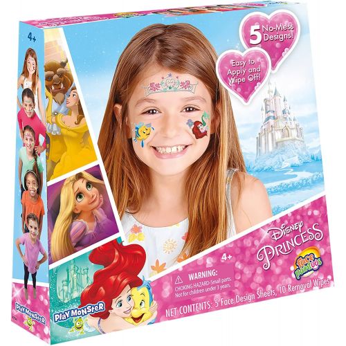  PlayMonster Face Paintoos Disney Pricess Face Design for a Face Paint Alternative for Kids Ages 4+
