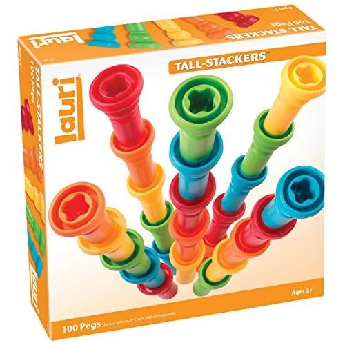  PlayMonster Lauri Tall-Stackers - Pegs Only-100 Pegs