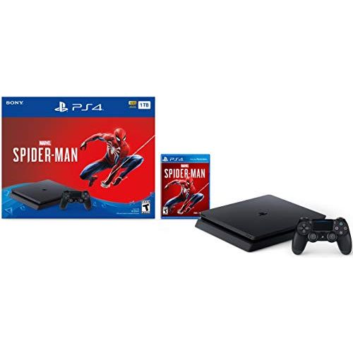  PlayStation 4 Slim 1TB Console - Marvels Spider-Man Bundle [Discontinued]