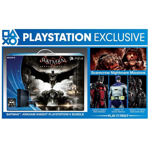  [아마존베스트]PlayStation 4 500GB Console - Batman Arkham Knight Bundle Limited Edition[Discontinued]