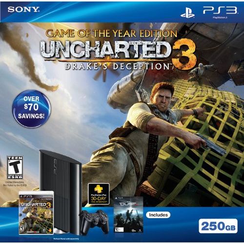  [아마존베스트]PlayStation PS3 250GB Uncharted 3: Game of the Year Bundle