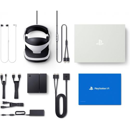 소니 Sony PlayStation VR Bundle 5 Items:VR Headset,Playstation Camera,Playstation Move Motion Controllers,PlayStation 4 Slim 500GB Console - Uncharted 4,VR Game Disc Resident Evil 7:Biohazar