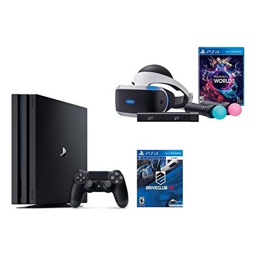 소니 Sony PlayStation VR Launch Bundle 3 Items:VR Launch Bundle,PlayStation 4 Pro 1TB,VR Game Disc PSVR DriveClub