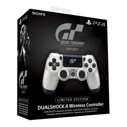  By Sony DualShock 4 Wireless Controller for PlayStation 4 - Silver GT Sport