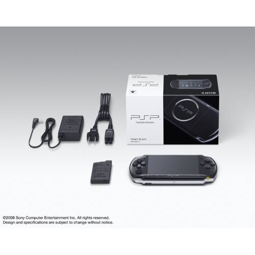  SONY PSP Playstation Portable Console JAPAN Model PSP-3000 Piano Black (Japan Import)
