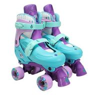 PlayWheels Disney Frozen Classic Quad Roller Skates, Size 1 4 Multi color, 8.58 x 4.52 x 8.07