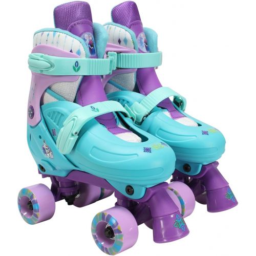  PlayWheels Disney Frozen Classic Quad Roller Skates, Size 1 4 Multi color, 8.58 x 4.52 x 8.07