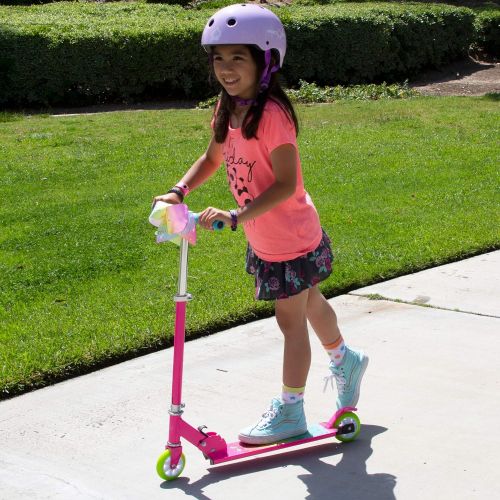  PlayWheels JoJo Siwa 2-Wheel Aluminum Scooter, Pink (169690)