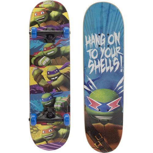  PlayWheels Teenage Mutant Ninja Turtles 28 Complete Skateboard - Hang On Graphic