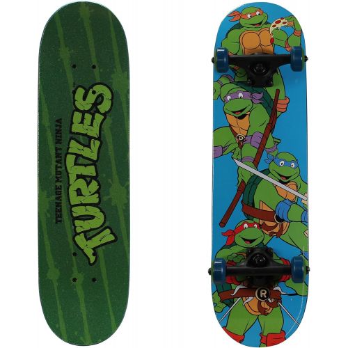  PlayWheels Teenage Mutant Ninja Turtles 28 Skateboard, Turtle Time