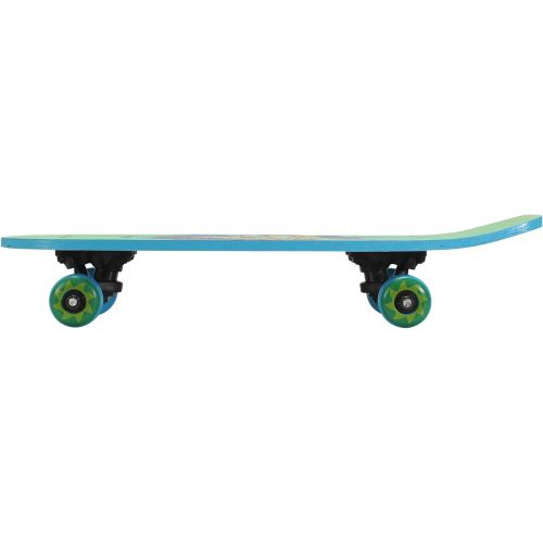  PlayWheels Teenage Mutant Ninja Turtles 21 Wood Cruiser Skateboard, Ninja Power