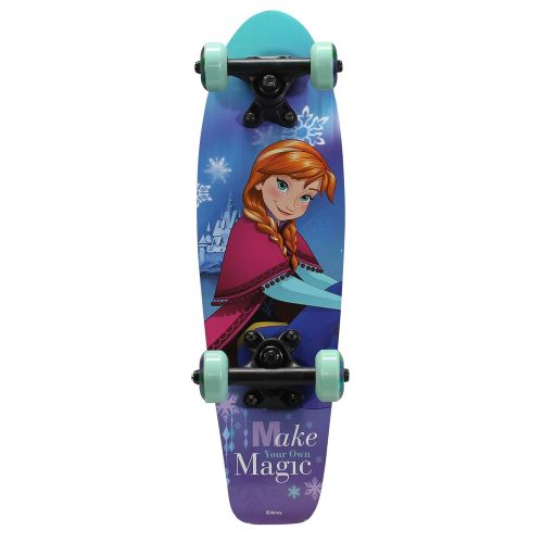  PlayWheels Frozen 21 Wood Cruiser Skateboard, Make Magic