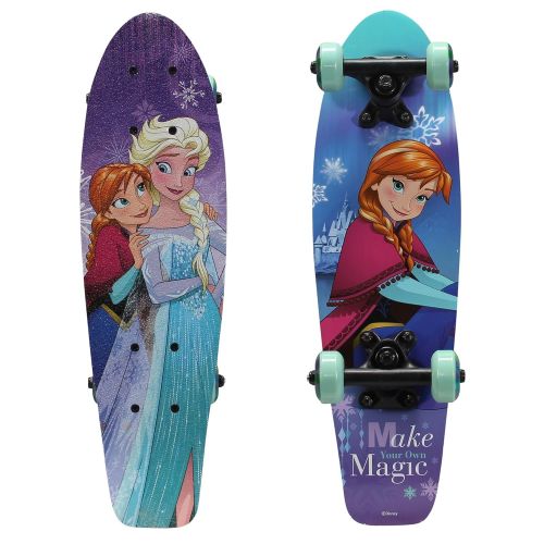  PlayWheels Frozen 21 Wood Cruiser Skateboard, Make Magic