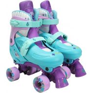 PlayWheels Disney Frozen Classic Quad Roller Skates, Size 1-4 Multi-color, 8.58 x 4.52 x 8.07