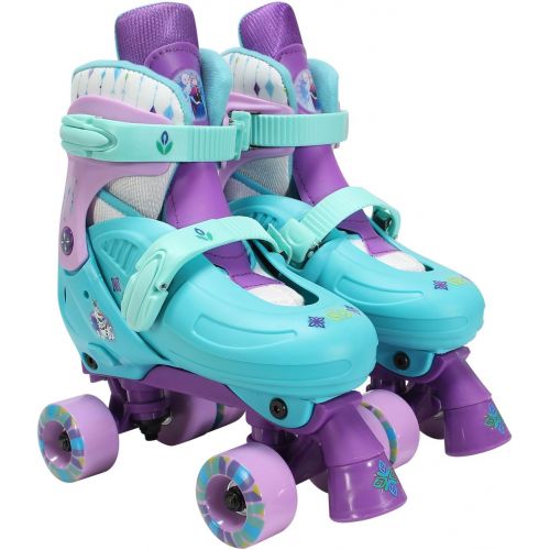  PlayWheels Disney Frozen Classic Quad Roller Skates, Size 1-4 Multi-color, 8.58 x 4.52 x 8.07