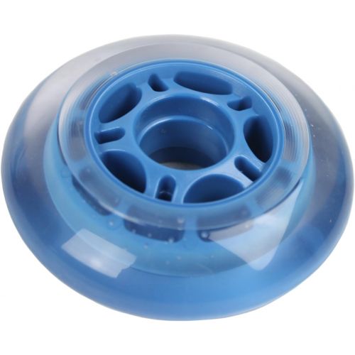  Players Choice Roller Hockey Wheels HILO SET 68mm 76mm Soft Blue Inline Skate Abec 5 Bearings