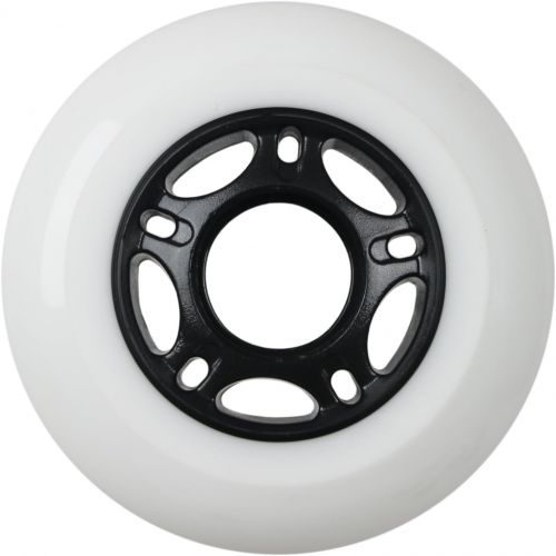  Players Choice OUTDOOR Inline Skate Wheels 80MM 89a WHITE x8 WABEC 5 BEARINGS