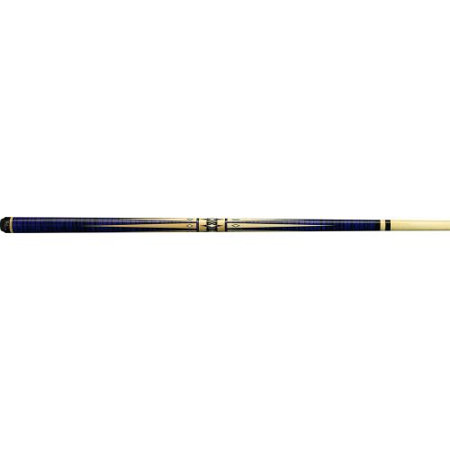  Players Flirt F-2610 Graphic MaplePurple Tiger-Stripe with Black and Cream Points Pool Cue