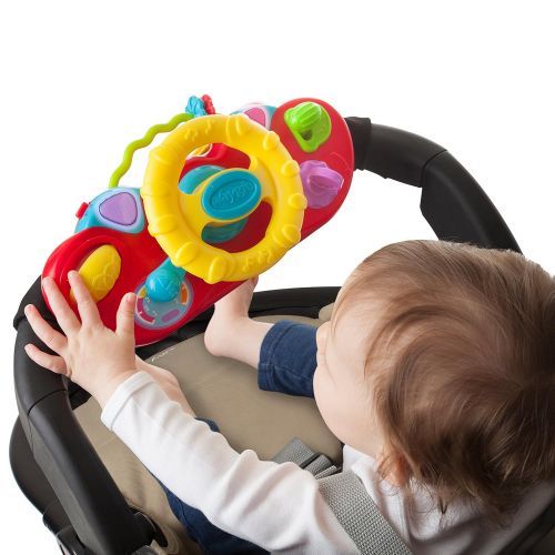  Playgro 0186362 Music and Lights Comfy Car for Baby Infant Toddler Children, Playgro is Encouraging Imagination with STEM/STEM for a Bright Future - Great Start for a World of Lear