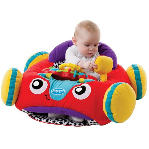  Playgro 0186362 Music and Lights Comfy Car for Baby Infant Toddler Children, Playgro is Encouraging Imagination with STEM/STEM for a Bright Future - Great Start for a World of Lear