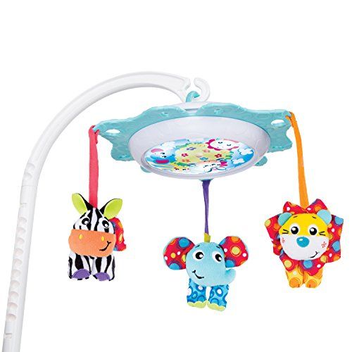  [아마존베스트]Playgro 0185827Music and Lights Mobile and Nightlight for Baby Infant Toddler Children, Playgro is Encouraging Imagination with STEM/STEM for a Bright Future - Great Start for a Wo