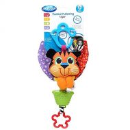 Playgro 0183299 Musical Pullstring Tiger for Baby Infant Toddler Children, Playgro is Encouraging Imagination with STEM/STEM for a Bright Future - Great Start for a World of Learni