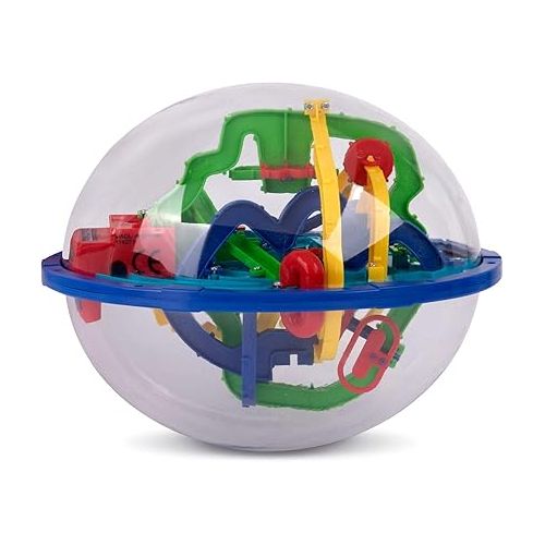  Playkidz Brainymaze Challanger, 3D Maze Game with Over 200 Obstacles, Great Puzzle to Test Stabilizing Skills.