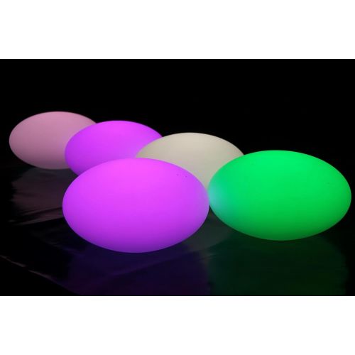  Playlearn USA LED Rechargeable Light Up Furniture - Indoor Outdoor Use - Waterproof with Remote - by Playlearn (Pebble Rock)