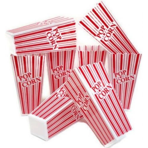  [아마존베스트]Playscene Popcorn Containers, Plastic Red & White Classic Movie Popcorn Containers, by Playscene (Quantity 8, Red & White)