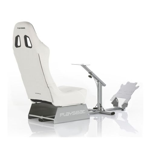  Playseat Evolution-M Gaming Chair - White with Silver Frame