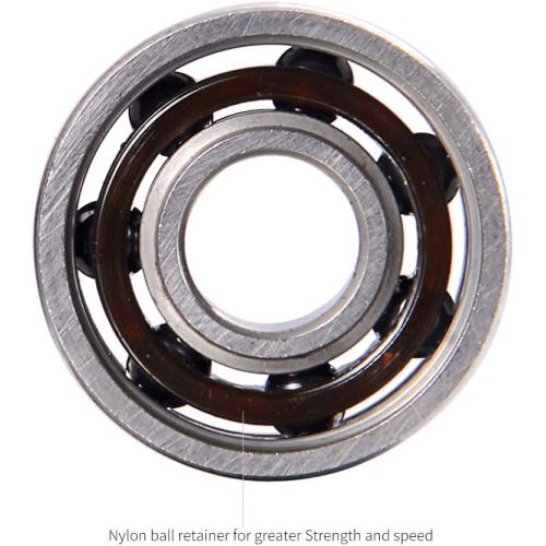  Playshion Ceramic Bearings for Longboard, Skateboard, Roller Skates and Spinner