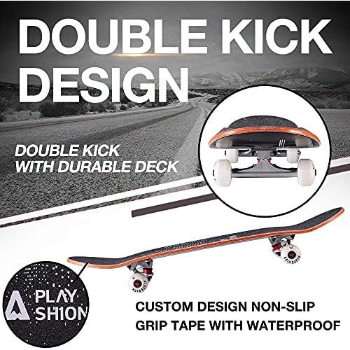  Playshion 31x8 Complete Skateboard for Kids and Beginners