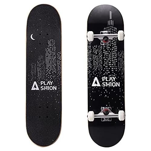  Playshion 31x8 Complete Skateboard for Kids and Beginners