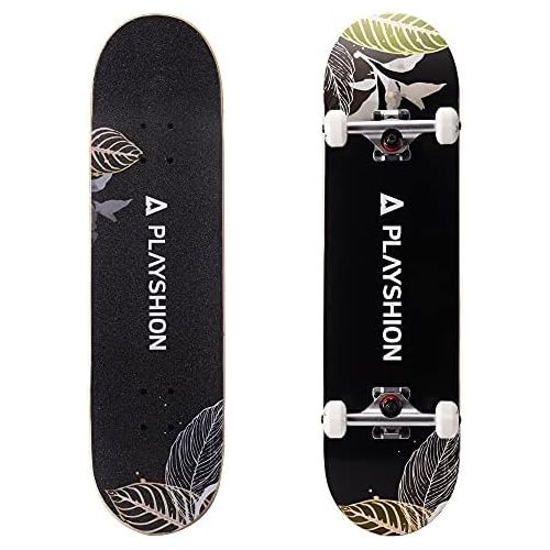  Playshion 31x8 Complete Skateboard for Kids and Beginners