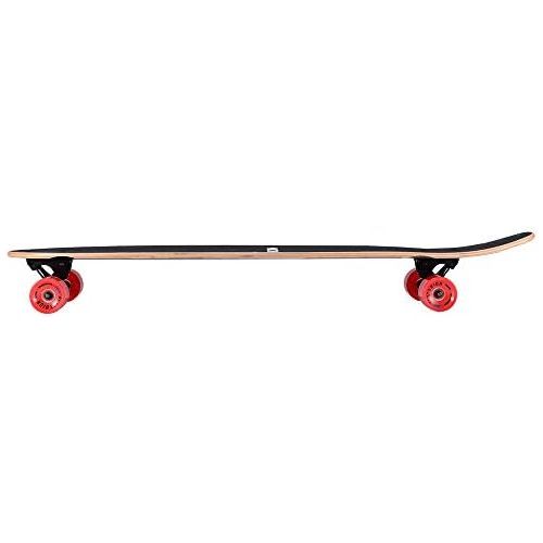  Playshion 42 inch Bamboo Longboard Skateboard Complete Cruiser