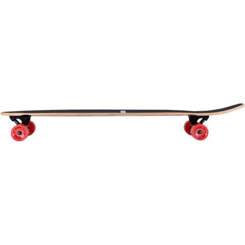  Playshion 42 inch Bamboo Longboard Skateboard Complete Cruiser