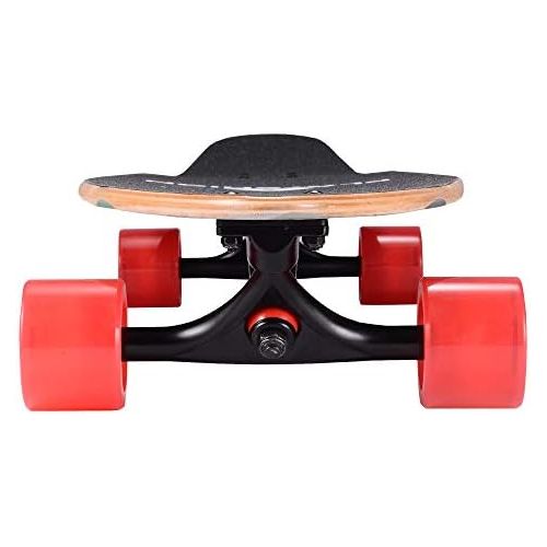  Playshion 42 inch Bamboo Longboard Skateboard Complete Cruiser