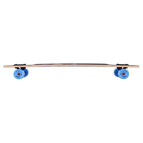  Playshion Drop Through Freestyle Longboard Skateboard Cruiser