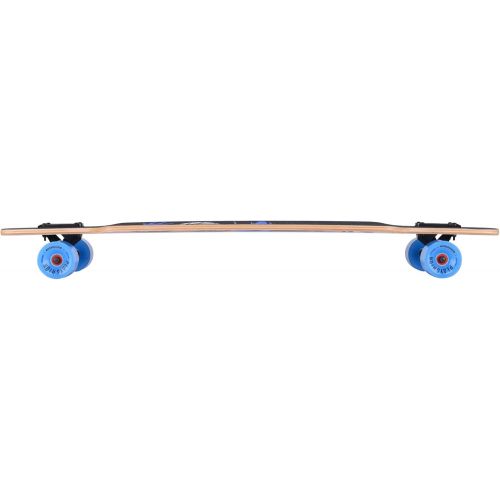  Playshion Drop Through Freestyle Longboard Skateboard Cruiser