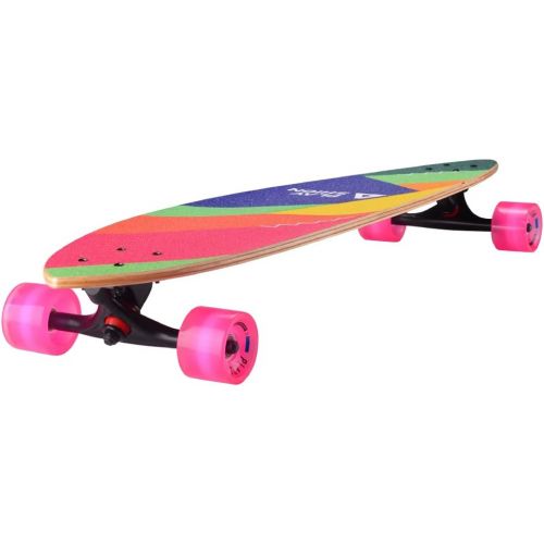  Playshion 42 inch Bamboo Longboard Skateboard Complete Cruiser