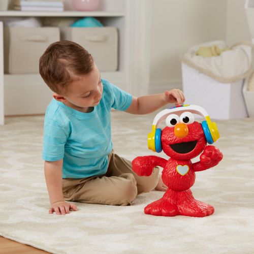  Sesame Street Sesame street lets dance elmo: 12-inch elmo toy that sings and dances