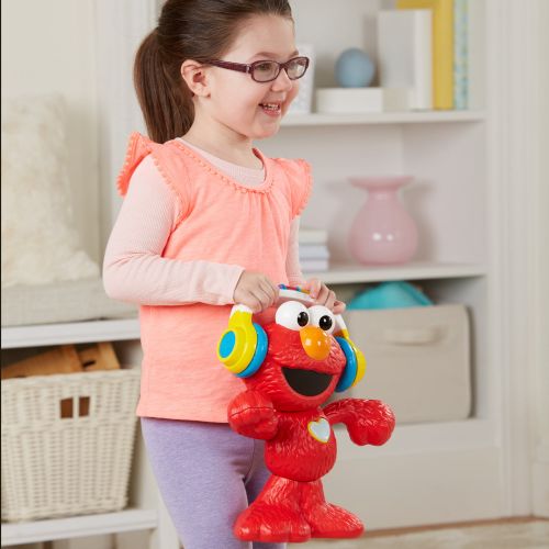  Sesame Street Sesame street lets dance elmo: 12-inch elmo toy that sings and dances