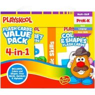 Playskool Flash Cards Value Pack - Alphabet/First Words/Shapes & Colors/Numbers PreK - K