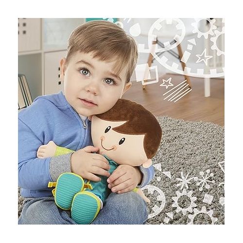  Playskool Dressy Kids Boy Activity Plush Stuffed Doll Toy for Kids and Preschoolers 2 Years and Up (Amazon Exclusive)