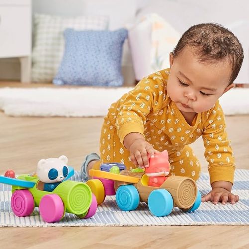  Playskool Roll and Go Critters Vehicle Toys for Toddlers 1 Year Old and Up, Includes 2 Vehicles, 2 Figures (Amazon Exclusive)