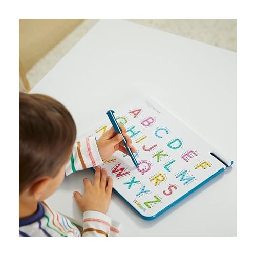  Playskool Magnatab ? A to Z Uppercase Letters ? Magnetic Board Toy Letter Tracing for Toddlers Learning and Sensory Drawing ? for Kids Ages 3 and Up