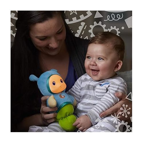  Playskool Blue Glo Worm Stuffed Lullaby Toy for Babies with Soothing Melodies