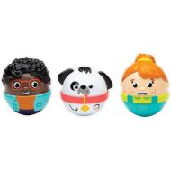 Playskool Weebles My Best Friends - Weeble Wobble Preschool Toy for Toddlers, 2 Weebles Characters + 1 Weebles Pet Dog for Kids Ages 12 Months and Up